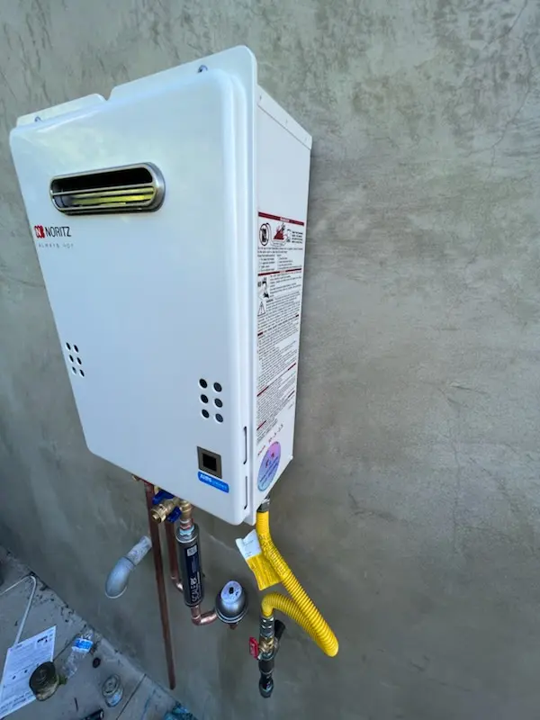 Tankless water heater installation for Granada Hills homes